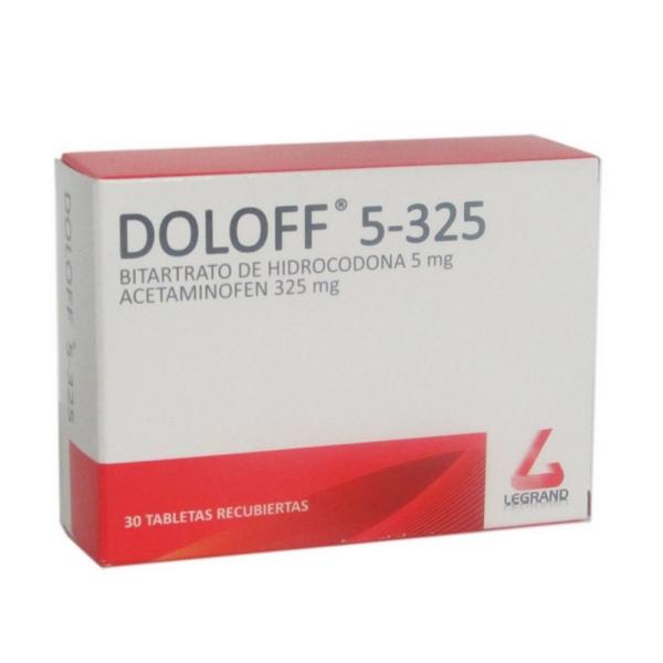 DOLOFF 5-325 30 TABLETAS (3%+)(PAE)