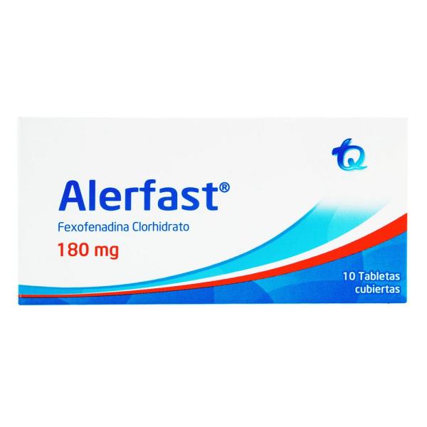 ALERFAST 180 MG 10 TABLETAS(3%+) (PAE)