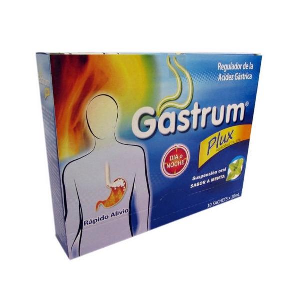 GASTRUM PLUS MENTA 10 ML 10 SBS