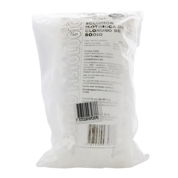 SUERO FISIOLOGICO QUIBI BOLSA 1000 ML
