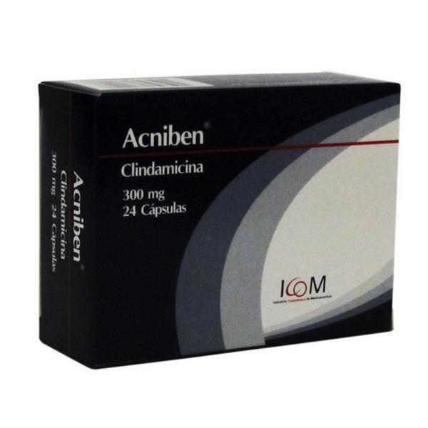 ACNIBEN 300 MG 24 CAPSULAS ICOM MQ