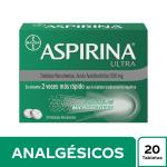 ASPIRINA ULTRA 500 MG 20 TABLETAS