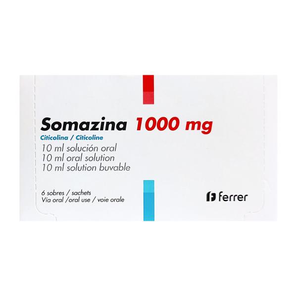SOMAZINA 1000 MG SOLUCION ORAL 6 SBS