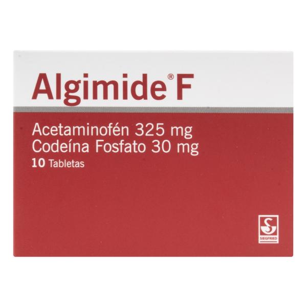 ALGIMIDE F 325/30 MG 10 TBS ACETA/CODEIN