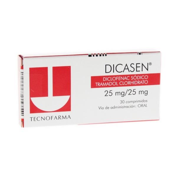 DICASEN 25 / 25 MG 30 COMPRIMIDOS