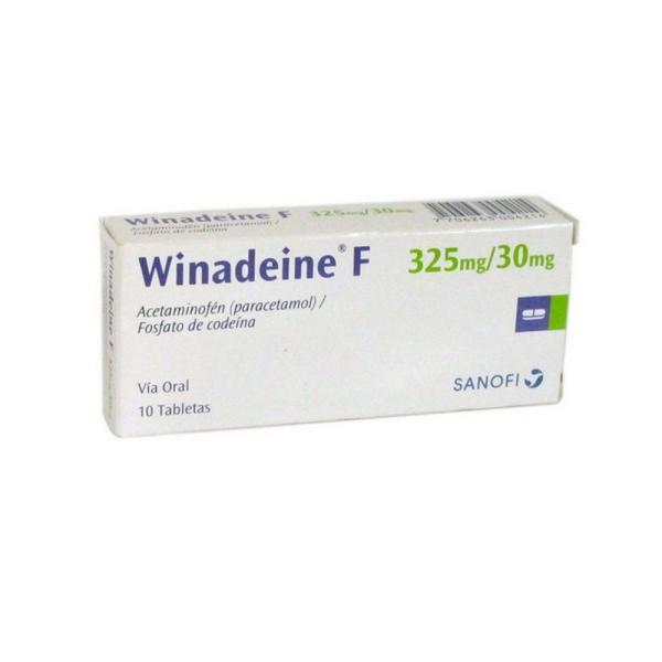 WINADEINE F 325/30 MG 10 TABLETAS