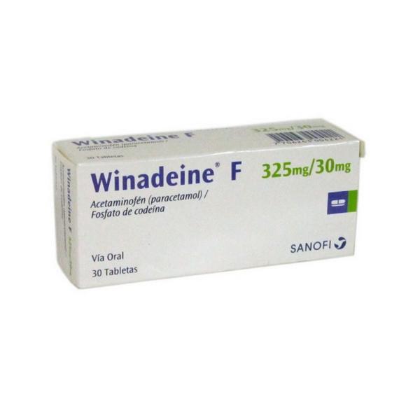 WINADEINE F 325/30 MG 30 TABLETAS(PAE)