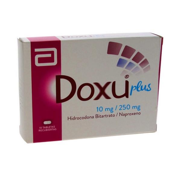 DOXU PLUS 10/250MG 10 TABLETAS(3%+)