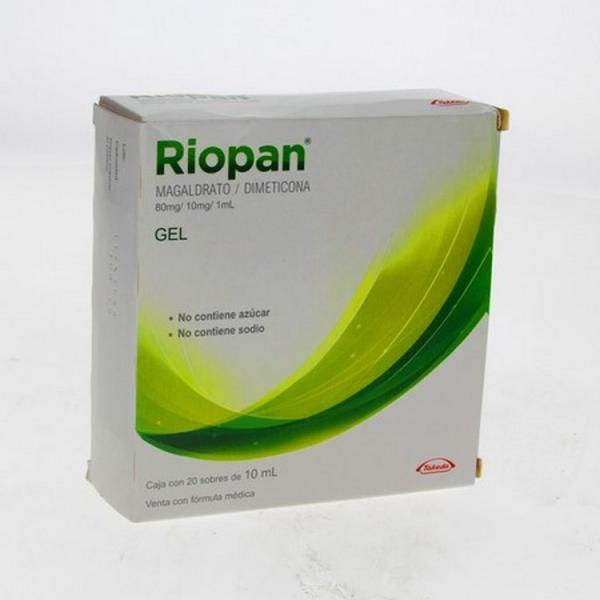 RIOPAN GEL 10 ML 20 SOBRES