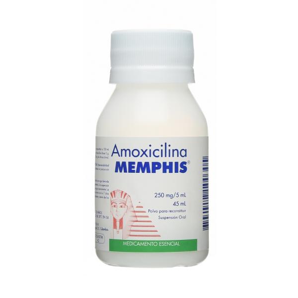 AMOXICILINA 250 MG SUSPENSION 45 ML MP