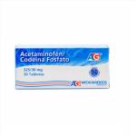 ACETAMINOFEN/CODEINA 325/30 MG 30 TBS AG