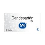 CANDESARTAN 8 MG 30 TABLETAS MK (P)16848
