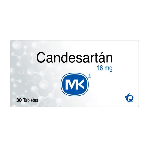 CANDESARTAN 16 MG 30 TABLETAS MK(P)33696