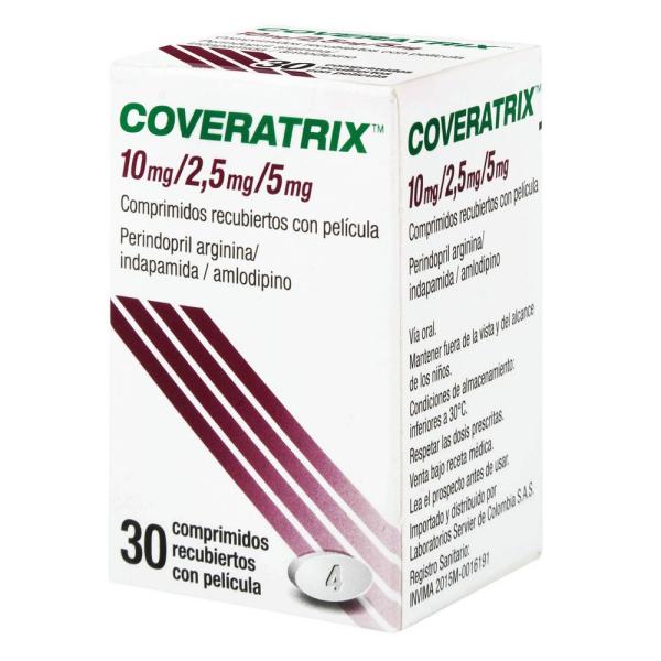 COVERATRIX 10MG/2.5MG/5MG 30 TABLETAS(A)