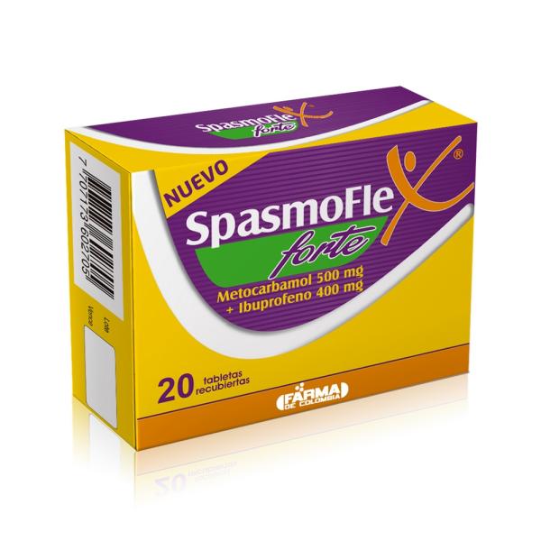 SPASMOFLEX FORTE 500 MG 20 TBS