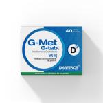 G MET TABS 500 MG 40 TABLETAS