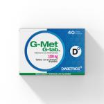G MET TABS 1000 MG 40 TABLETAS
