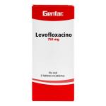 LEVOFLOXACINO 750 MG 5 TBS GF(3%+)