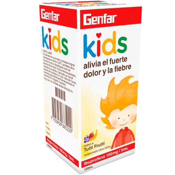 IBUPROFENO SUSPENSION KIDS 120ML GF