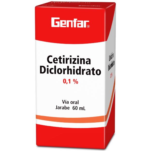 CETIRIZINA JARABE 0.1% KIDS 60 ML GF
