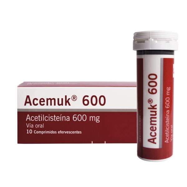 ACEMUK 600 MG 10 COMPR.EFERVECENTE(PDB)