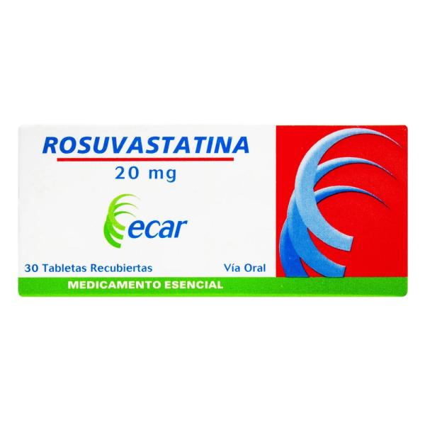 ROSUVASTATINA 20MG 30 TBS ECAR (A)