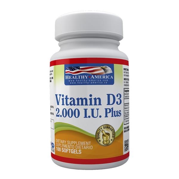 VITAMIN D3 2000 IU 100 SOFTGELS IVA
