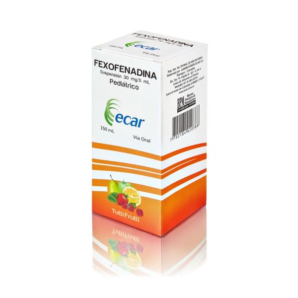 FEXOFENADINA 30Mg/5ML JARABE 150 ML ECA