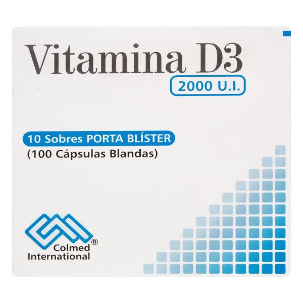 VITAMINA D3 2000 UI 100 CAP 10 SBS PC