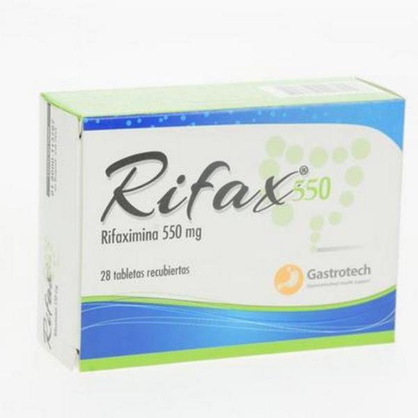 RIFAX 550 MG 28 TBS AG (A)(3%+)(PAE)