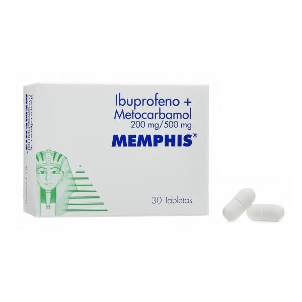 IBUPROF 200 MG+METOCARB 500 MG 30 TBS MP