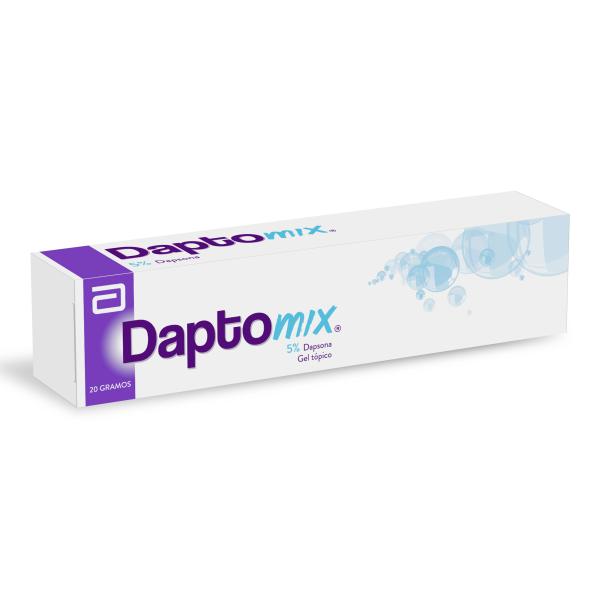 DAPTOMIX 5% GEL TOPICO 20 GR