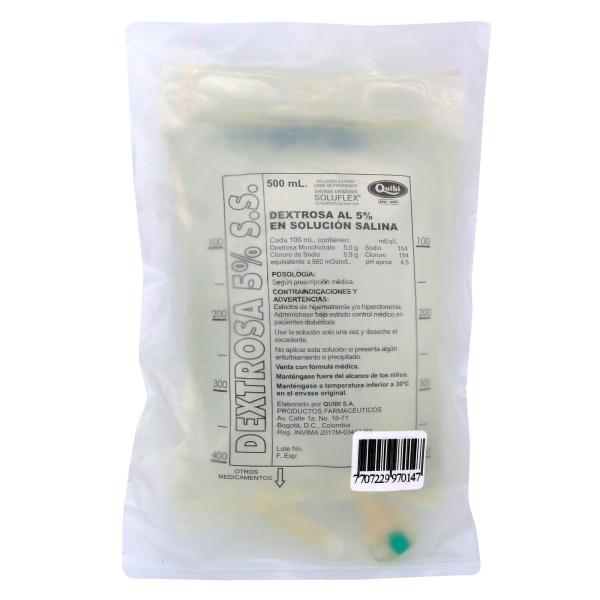 DEXTROSA 5% S/S BOLSA 500 ML