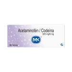 ACETAMINOFEN+CODEINA 325/8MG 20 TBS MK