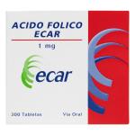 ACIDO FOLICO 1 MG 300 TABLETAS EC