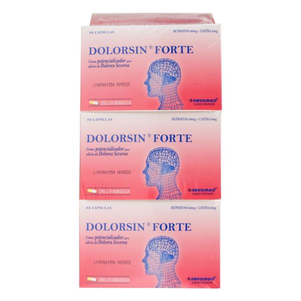DOLORSIN FORTE 200 MG 32 CAP 2+1
