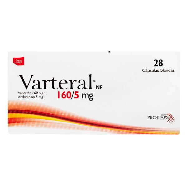 VARTERAL 160/5MG 28 TABLETAS(P)48160