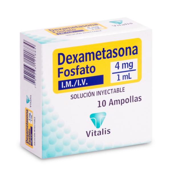 DEXAMETASONA 4 MG/1 ML 10 AMPOLLAS VT