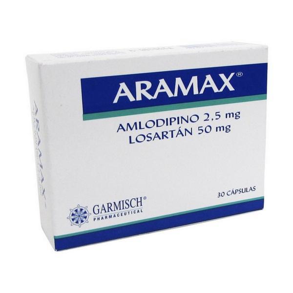 ARAMAX 2.5/50 MG 30 CAPSULAS