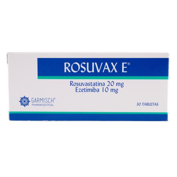 ROSUVAX E 20 MG 30 TABLETAS (PAE)
