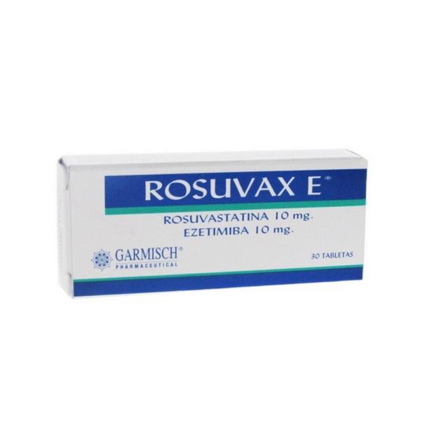 ROSUVAX E 10 MG 30 TABLETAS