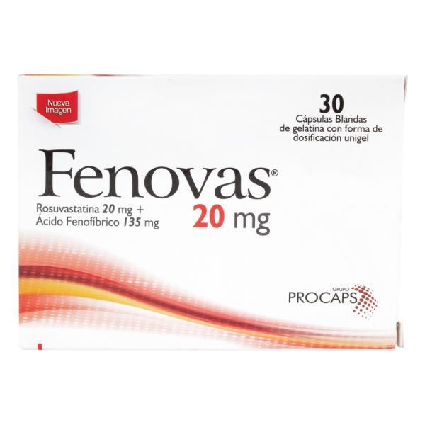 FENOVAS 20 MG 30 CAPS.BLANDAS(PAE)