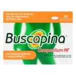 BUSCAPINA NF COMPOSITUM 325/10 MG 20 TBS