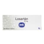 LOSARTAN 50 MG 30 TABLETAS MK