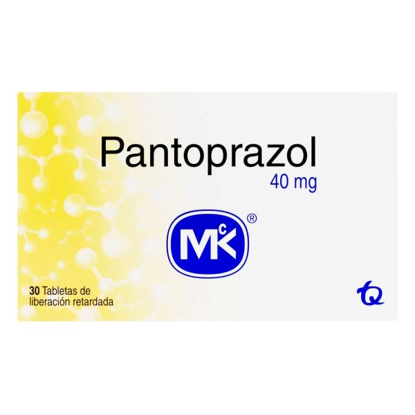 PANTOPRAZOL 40 MG 30 TABLETAS MK (PAE)