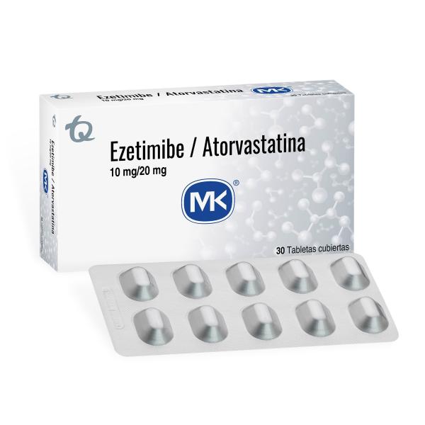 EZETIMIBE 10 MG ATORVAST.20 MG 30 TBS MK