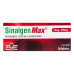 SINALGEN MAX 10/325 MG 30 TBS(3%+)(PAE)