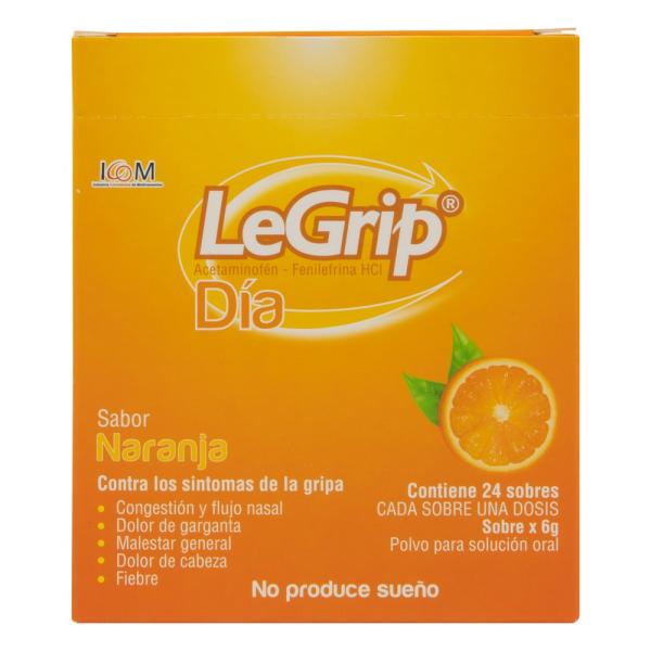 LEGRIP DIA NARANJA 500 MG 24 SBS ICOM