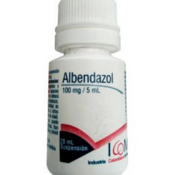 ALBENDAZOL 100MG/5ML SUSP. 20 ML ICOM