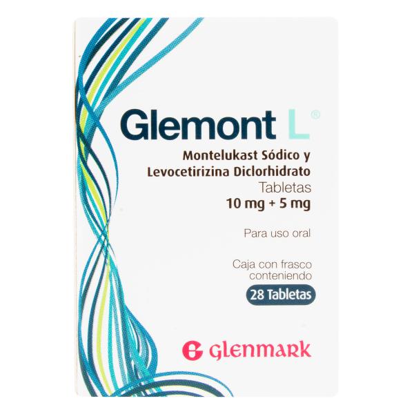 GLEMONT L 10MG+5MG 28 TABLETAS(PDB)(PAE)